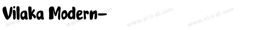 Vilaka Modern字体转换